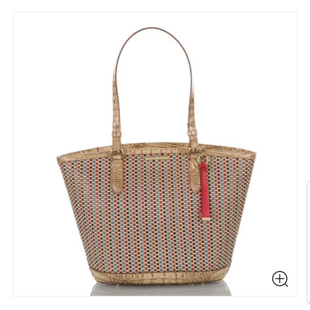 Brahmin Sand Melbourne Ridgemont Medium Bowie Nwt